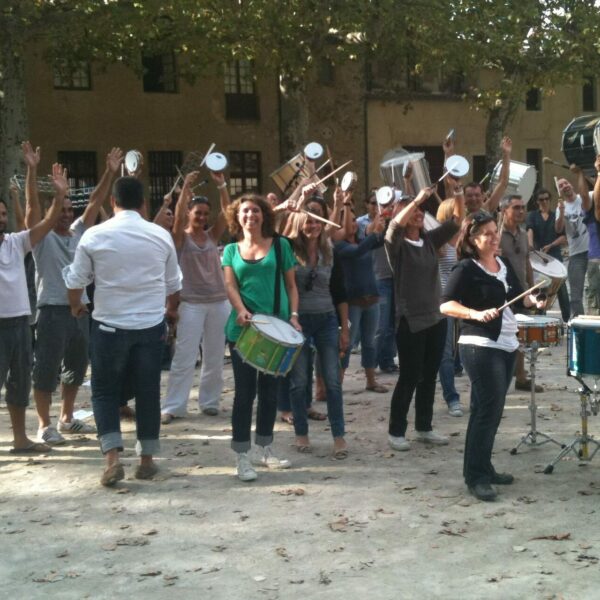 Team building musical, team building percussions, Agence team building
