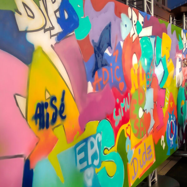 Team building peinture, Team building Street art, Team building fresque collective